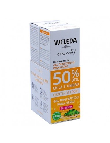 Weleda Gel Dentifrico Niños 50+50ml