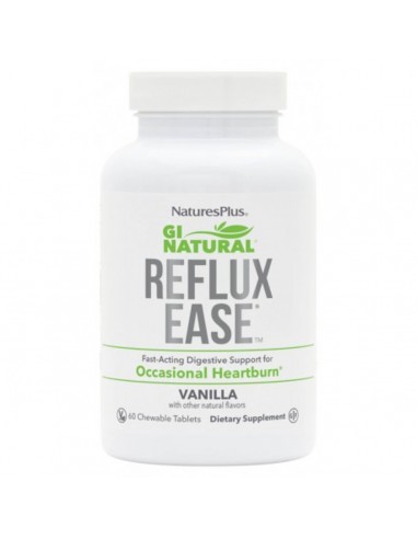 Natures Plus Reflux Ease 60 Tabletas