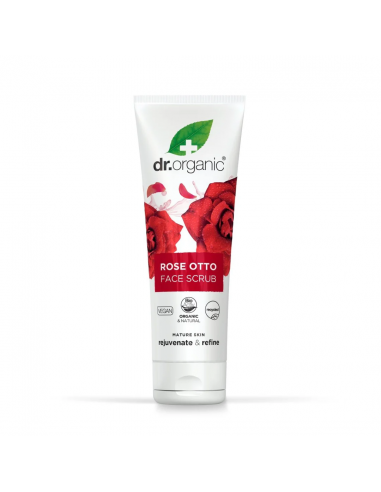 Dr.Organic Exfoliante Facial Rosa...