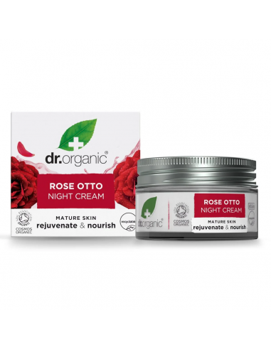 Dr.Organic Crema De Noche Rosa...