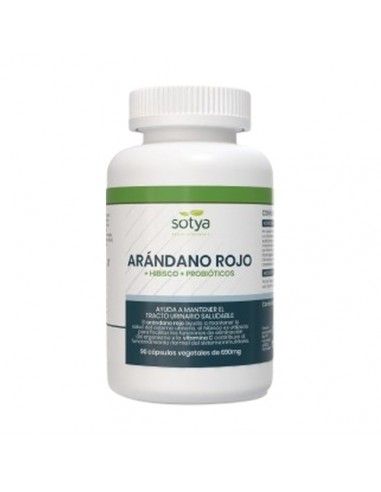 Sotya Arandano Rojo+hibisco +probiotico 90 Cápsulas