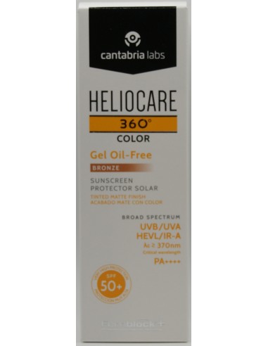 Heliocare 360 Gel Oil-free Bronze 50ml