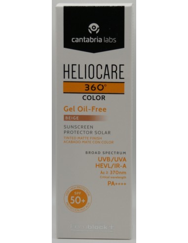 Heliocare 360 Gel oil-free Beige 50ml...