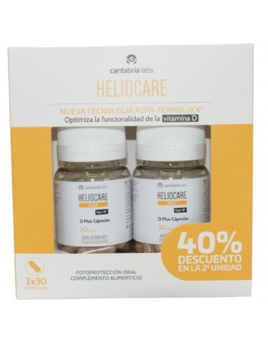 Heliocare 360 D Plus 30+30 Cápsulas
