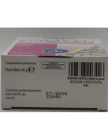Esi Ervaben CentellaMax 60 Tabletas