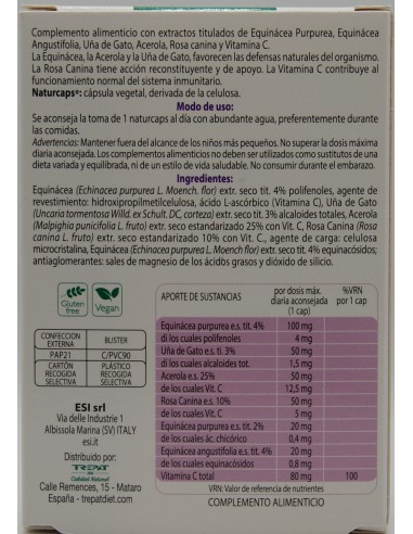 Esi Echinaid Urto 30 Cápsulas