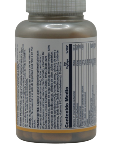 Solaray B-Complex 75 100 Cápsulas