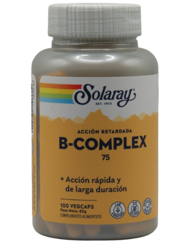 Solaray B-complex 75 100 Cápsulas