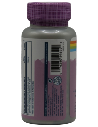 Solaray Bacopa 100mg 60 Cápsulas