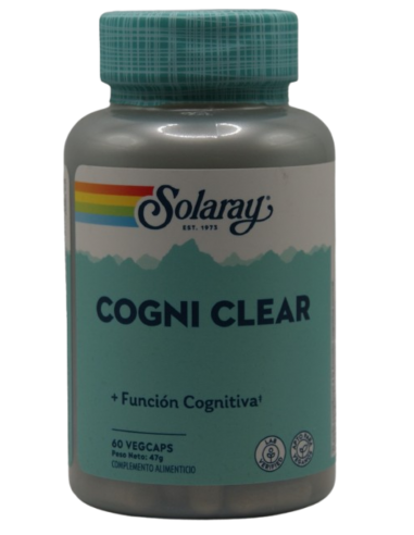 Solaray Cogni Clear 60 Vegicaps