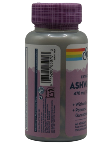 Solaray Ashwagandha 60 Cápsulas
