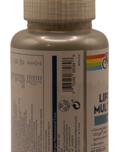 Solaray Liposomal Multivitamin Hombre...