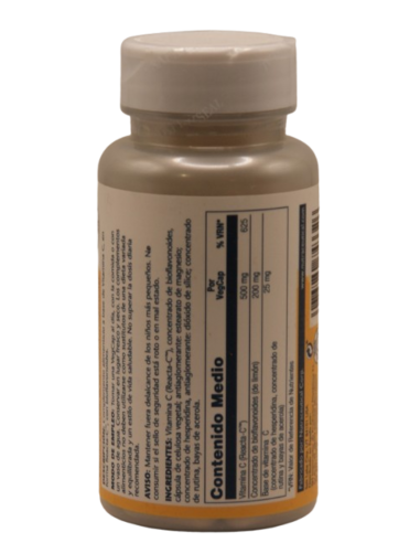 Solaray Reacta C 500mg 60 Vegicaps