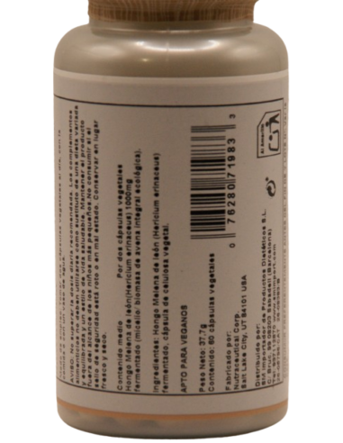 Solaray Melena de León 500mg 60 VegCaps