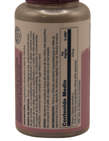 Solaray Tribulus 450mg 60 Vegicaps