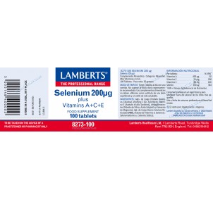 Lamberts Selenio 200ug... 2