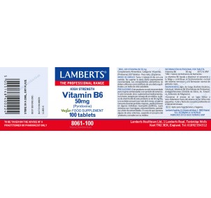 Lamberts Vitamina B6 50 mg... 2