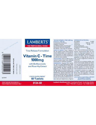 Lamberts Vitamina C Time 1000mg 60...