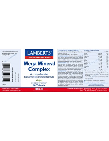 Lamberts Mega Mineral Complex 90...