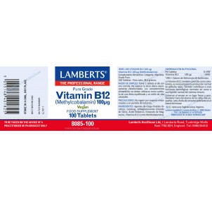 Lamberts Vitamina B12 100... 2