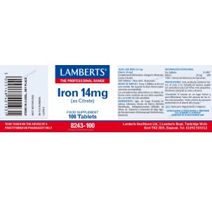Lamberts Hierro 14mg 100... 2