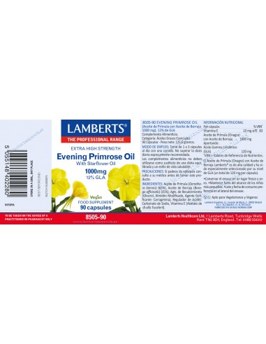 Lamberts Aceite de Prímula y Borraja...