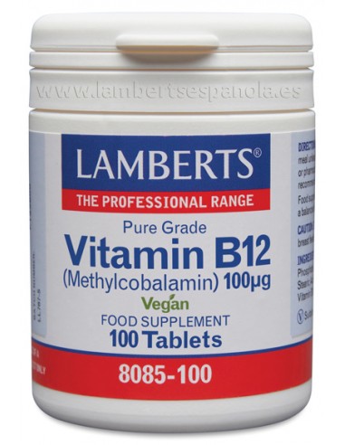 Lamberts Vitamina B12 100 µg 100...