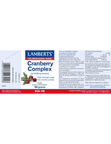 Lamberts Complejo de Arándano con FOS...