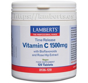 Lamberts Vitamina C 1500mg...