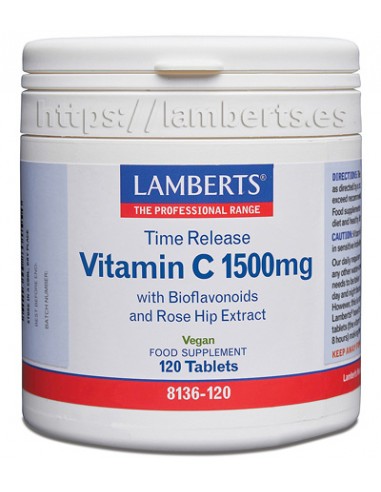 Lamberts Vitamina C 1500mg 120 Tabletas