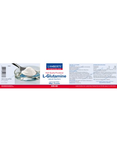Lamberts L-Glutamina en Polvo 500gr