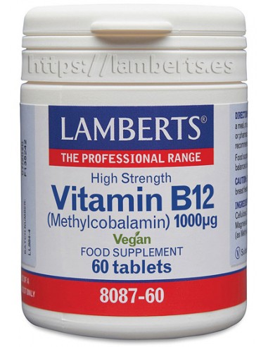 Lamberts Vitamina B12 1000ug 60 Comprimidos