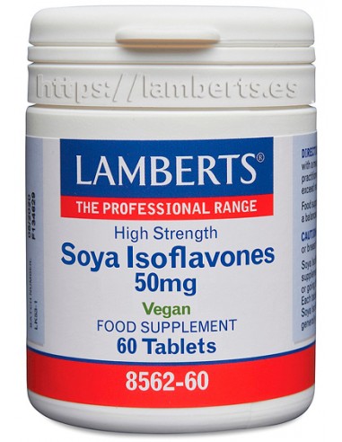 Lamberts Isoflavonas de Soja 50mg 60...