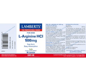 Lamberts L-Arginina 1000mg... 2