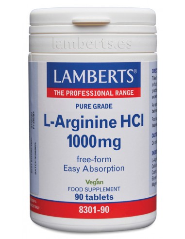 Lamberts L-Arginina 1000mg 90...