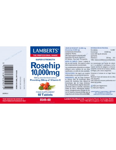 Lamberts Escaramujo 10.000 mg 60...