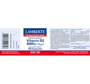 Lamberts Vitamina D3 4000UI... 2