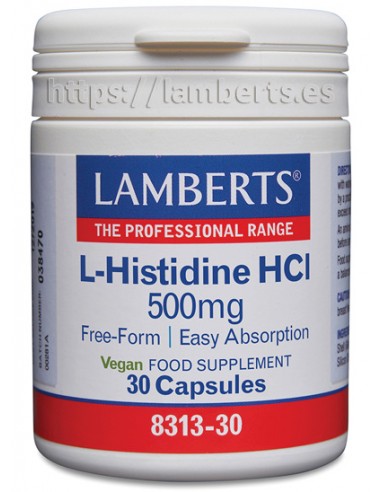 Lamberts L-Histidina HCl 500 mg 30...