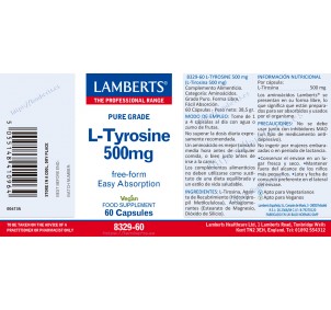 Lamberts L-Tirosina 500mg... 2