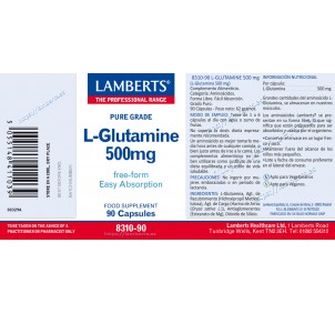 Lamberts L-Glutamina 500mg... 2