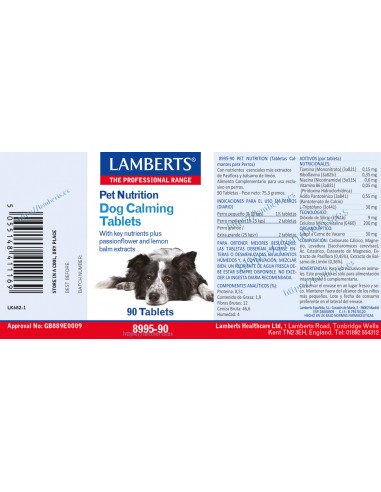 Lamberts Tabletas Calmantes para...