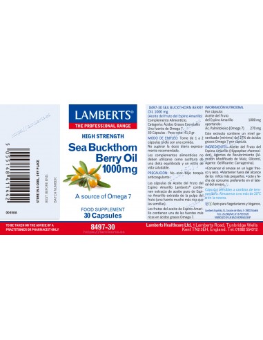 Lamberts Aceite del Fruto del Espino...