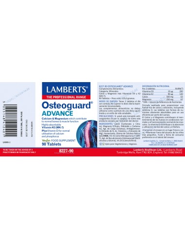 Lamberts Osteoguard Advance 90 tablets