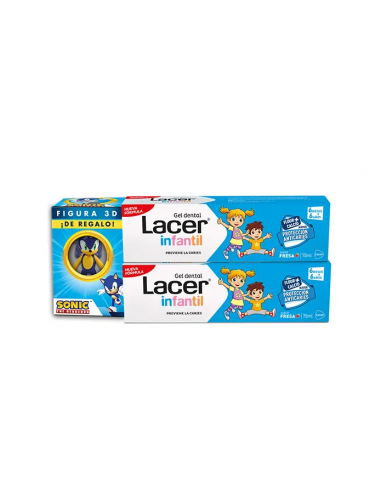 Lacer Infantil Pasta Dentifrica 75+75ml