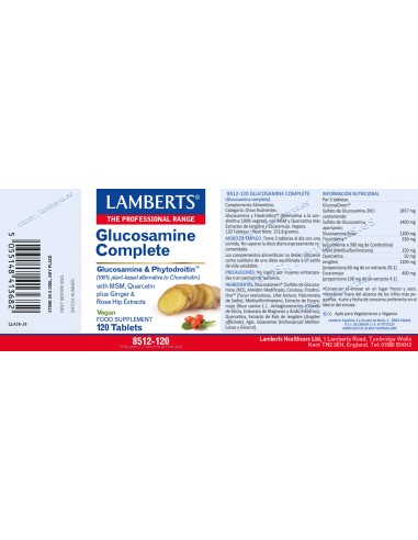 Lamberts Glucosamina Completa 120...