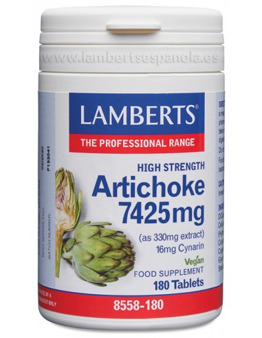 Lamberts Alcachofa 7425mg 180 Tabletas