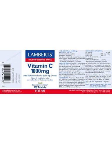 Lamberts Vitamina C 1000 mg +...