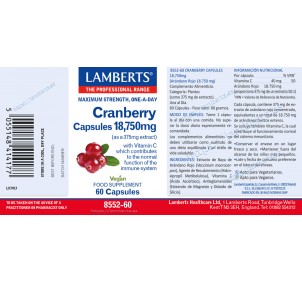 Lamberts Cranberry 18750mg... 2