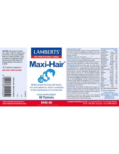 Lamberts Maxi-Hair® (Bienestar del...