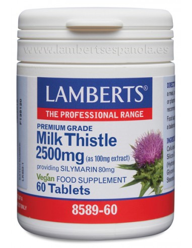 Lamberts Cardo Mariano 2500 Mg 60 Cápsulas
